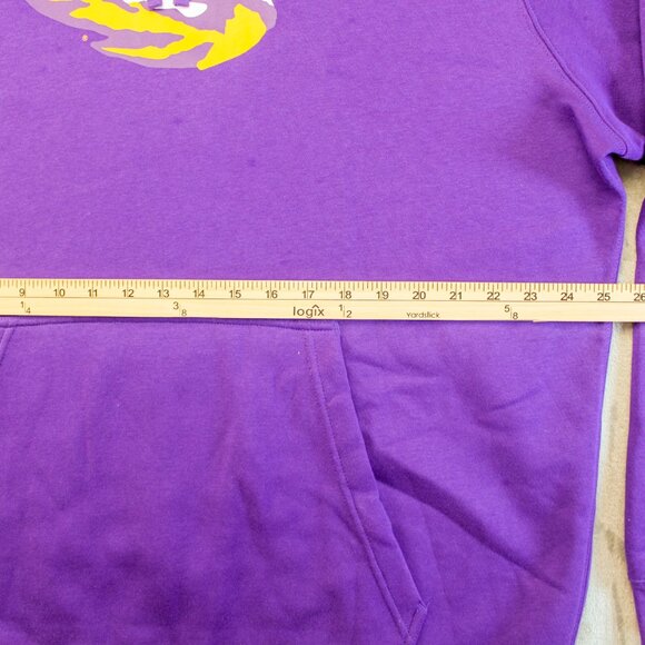LSU Tigers Long Sleeve Pullover Hoodie Men's Size XXL - Picture 3 of 13